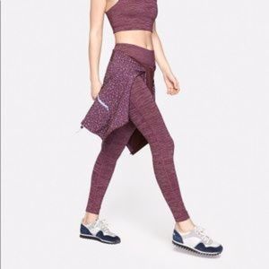 Outdoor Voices TechSweat 7/8 Leggings, Plum Size M